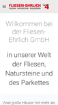 Mobile Screenshot of fliesen-ehrlich.de